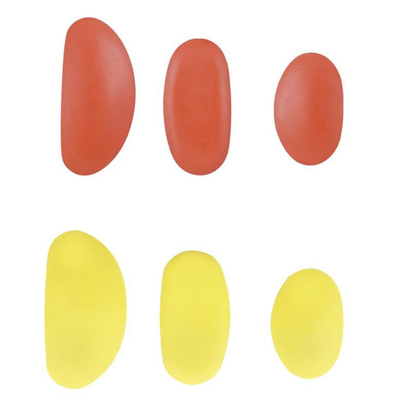 Kitchen Soft Rubber Ceramic Scraper Tool 3-10Pcs Solid Color Flexible Non-Stick for Pastry Dough Cake Icing Smoothing
