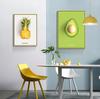 Pictură pe pânză cu fructe, simplitate modernă, poster cu lămâie ananas pentru sufragerie, bucătărie, artă de perete, imagini decorative, decor acasă