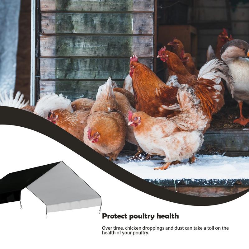 Hühnerstallplane Für Winter Hühnerstallzaun Staubschutz Mehrzweck Hühnerstallplane Abdeckung Wasserdichte Hühnerstall