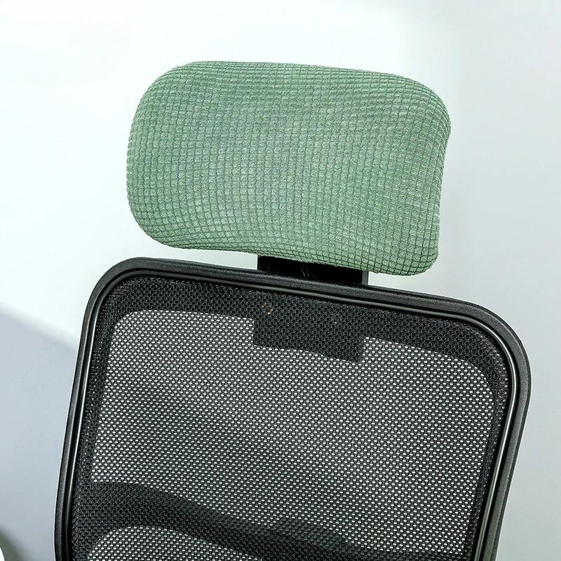 Waterproof Gaming Esports Chair Head Pillowcase Boss Chair Office Swivel Chair Head Cover Dust-proof Stain-proof Stretchy Cover