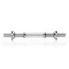 Short Barbell Bar - SPRINGOS - 40 Cm - 28 Mm - Chrome-plated Steel - Clamps Included
