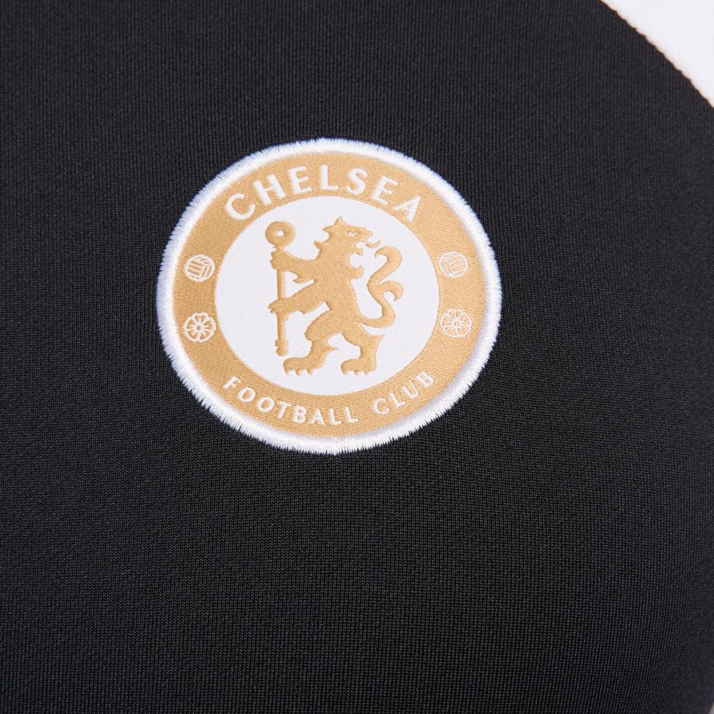 New Nike Chelsea F.C. Strike Soccer Jerseys Men's Black DX3100-429