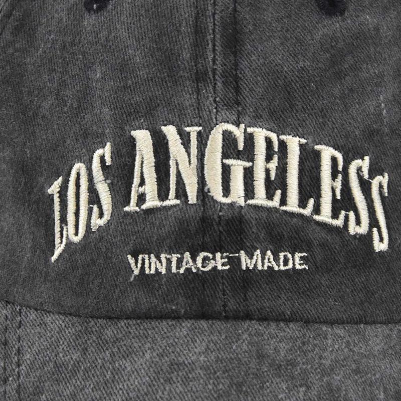 Unisex Vintage Baseball Cap with Letter Embroidery and Adjustable Snapback for Spring and Summer