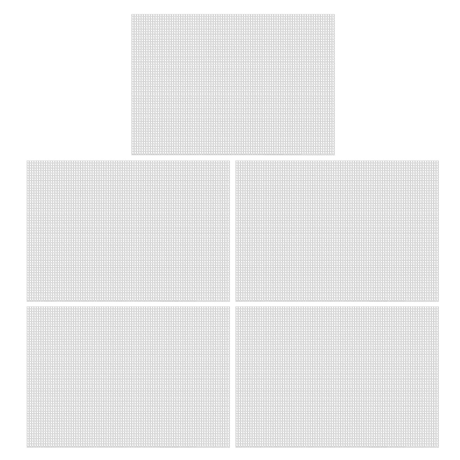 

5 шт. сетчатая подкладка для цветочного горшка, квадратная сетка для дренажа бонсай, прокладка для дна цветочного горшка, сетка для отверстия белый