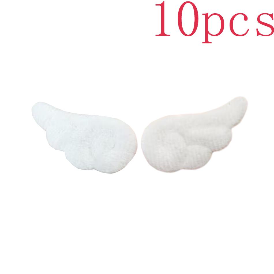 1-10 Pair Of Plush Angel Wings Brooch Bag Decoration Badge Y2K Style Gothic Lolita Plush Angel Wing Fluffy Brooch Decoration