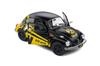 Solid Volkswagen Beetle Diecast Car 1/18 Scale BEETLE 1303 1974 (Black/Yellow) [Parallel Import]
