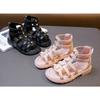 Sandali Romani da Bambina, Sandali Alti con Borchie Primavera Estate Scarpe da Principessa per Bambini