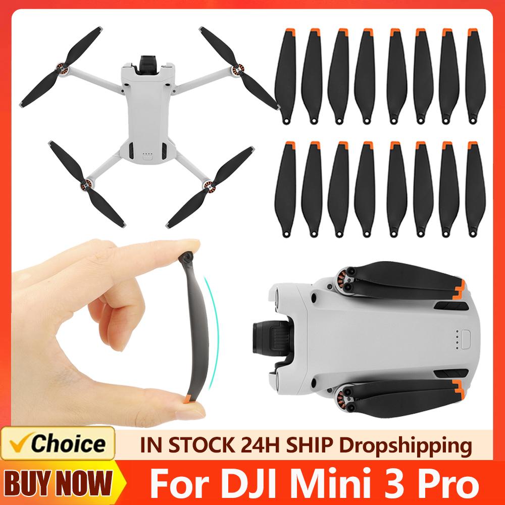 

8pcs Propeller Replacement for DJI Mini 3 Pro Drone Low-Noise Quick-Release Blades Light Weight Wing Fans Spare Accessories