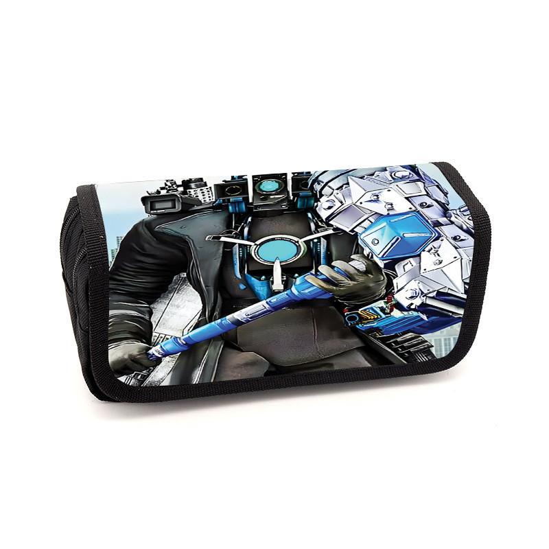 

Стильный пенал Skibidi Toilet для детей, полиэстер, прочный и с забавным дизайном 7