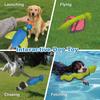 Libelle Fliegendes Hundespielzeug, Oxford Quietschendes Knisterndes Kauspielzeug für Apportiertraining, Interaktives Langlebiges Spielzeug für Mittelgroße Große Hunde