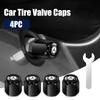 4pc/Set Car Wheel Tire Valve Caps Tyre Rim Stem Covers For Mercedes Benz A C E S G Class GLC CLE CLA GLB GLS W177 Accessories KO1