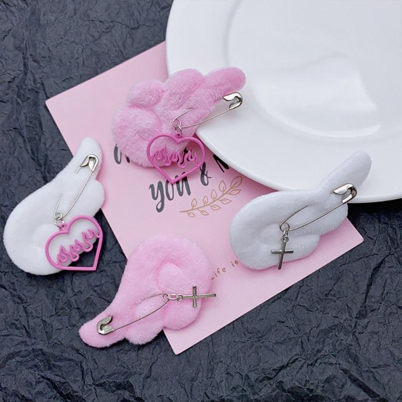 Sweet Style Hair Accessory with Angel Wing Shape Trendy Fashion Hair Clip Charm Adorable and Delicate Hair Accessories