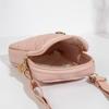 Rhombus embroidery thread solid color women's bag autumn new fashionable simple shoulder crossbody chain small square bag