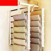 1/2Pcs Multi-Layer Pants Hanger Space Saving Closet Organizer Foldable Trousers Clothes Rack Wardrobe Storage Home Organization