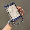 Luxury Transparent Shockproof Phone Case For iPhone 16 16E 14 15 Plus 11 12 13 Pro Max Color Frame Bumper Armor Protective Cover