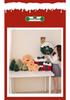 Festive Christmas Tree & Gingerbread Man Plush Cushion, New Year Gift & Wreath