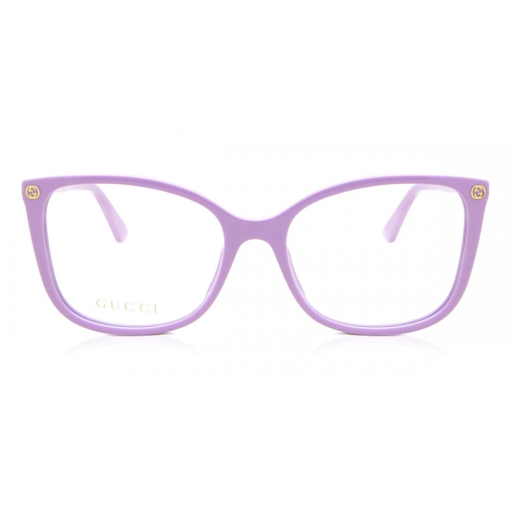 

Gucci Gg0026o 014 Women Eyeglasses Violet/53