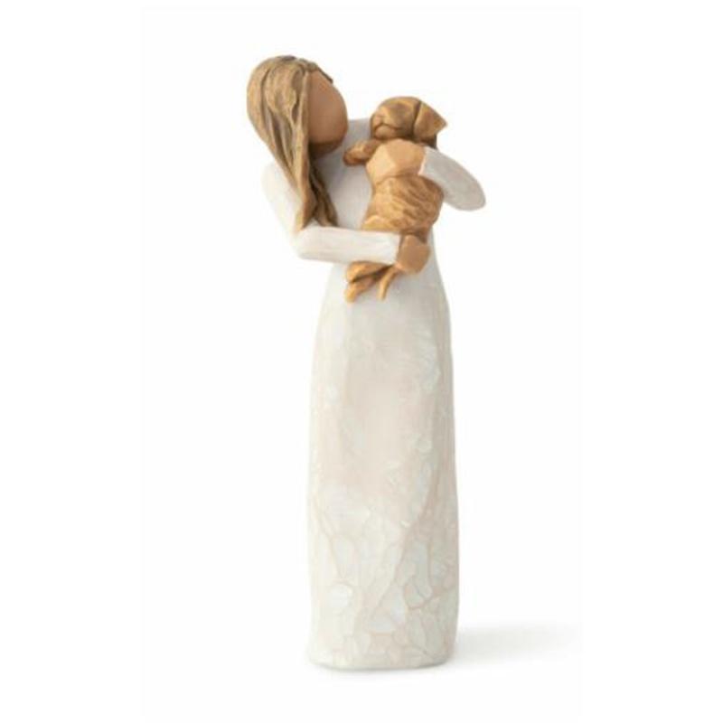 Handmade Imitation Wood Carving Resin Crafts Home Decoration Gift For Couples