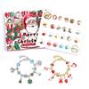 Surprise Blind Box Kit 24 Countdown Calendar Advent Christmas Charms Bracelet Kit DO IT YOURSELF Creativity Ornaments Christmas Child Gifts