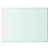 VidaXL Panneaux d'étagère 2 pcs Verre Transparent 40 x 30 cm