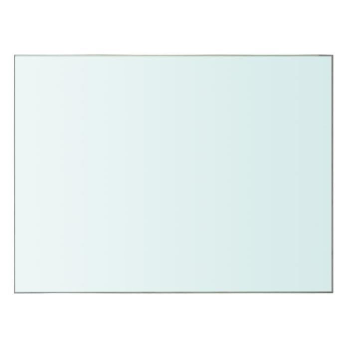 VidaXL Panneaux d'étagère 2 pcs Verre Transparent 40 x 30 cm