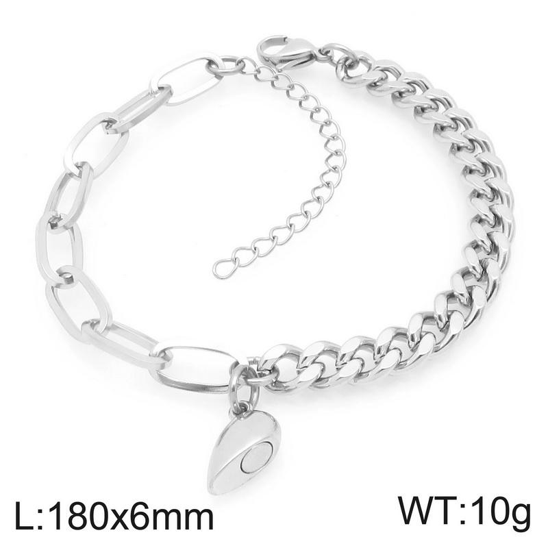 Magnetic Couple Bracelets Gold Color Lock and Key Design Stainless Steel Matching Bracelets for Boyfriend Girlfriend Valentin