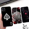 Poker Pattern Game Soft Back Phone Cover Case For IPhone 17 16 Pro Max 15 12 11 16e 13 Mini 14 15 Plus
