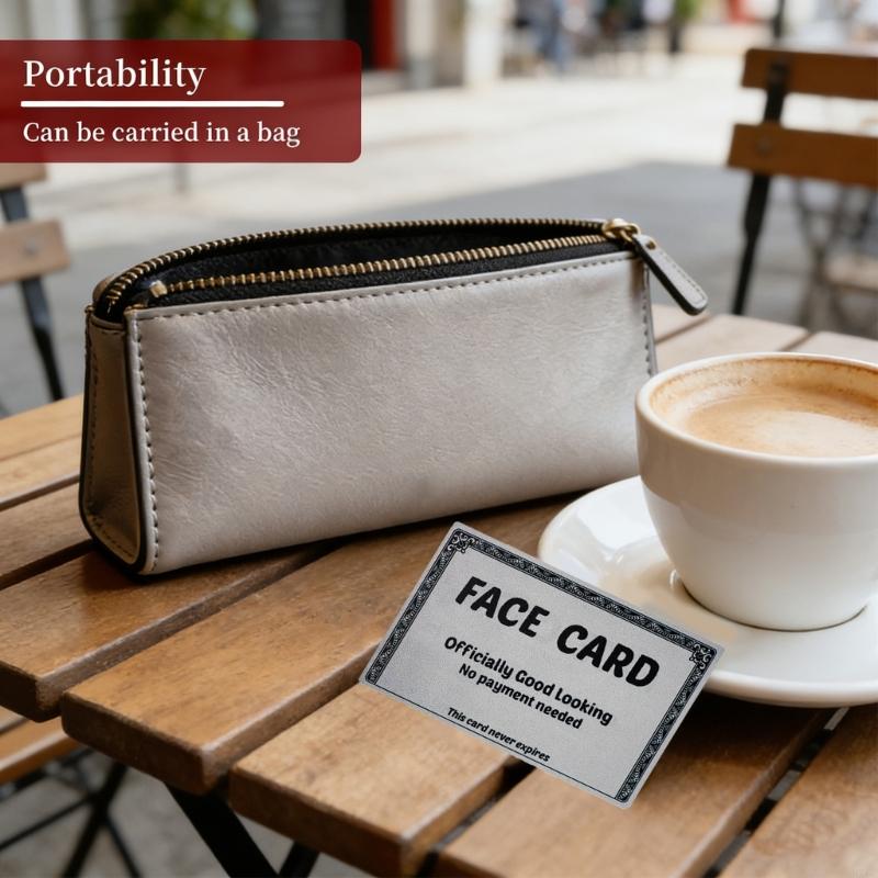 Humorous Look Based Discount Card PVC Funny Autism Excuse Card For Discounts Trendy Venues Corporate Event HX6C CN