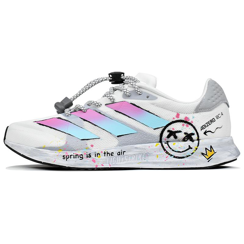 

Adidas Adizero RC 4 Running Shoes Unisex Low top White, Pink, Blue GX8152(Team1676-) 44⅔