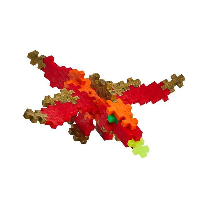 Construction Set - Plus Plus - 4267 - Tube of 100 Pieces - Dragon - Educational and Fun