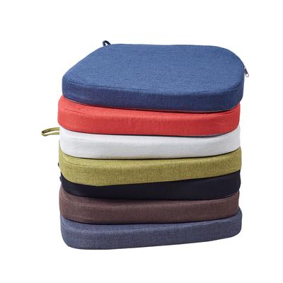 Dining Chair Cushion Pad with Ties Anti Slip Indoor Seat Cushion 50D-Shaped Thicken Office Kitchen Garden Computer Chair Cushion