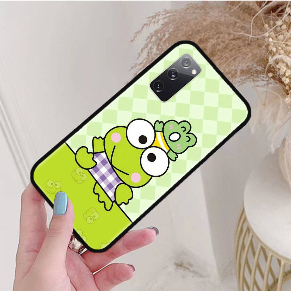 Black Case for Xiaomi Poco X6 X4 M5 M6 F5 F6 C65 C55 C50 C51 C40 Pro Redmi 14C A3X 13C 12C 11T 10A 9C Note 7 6 8A Plus L-17 Lovely Keroppi