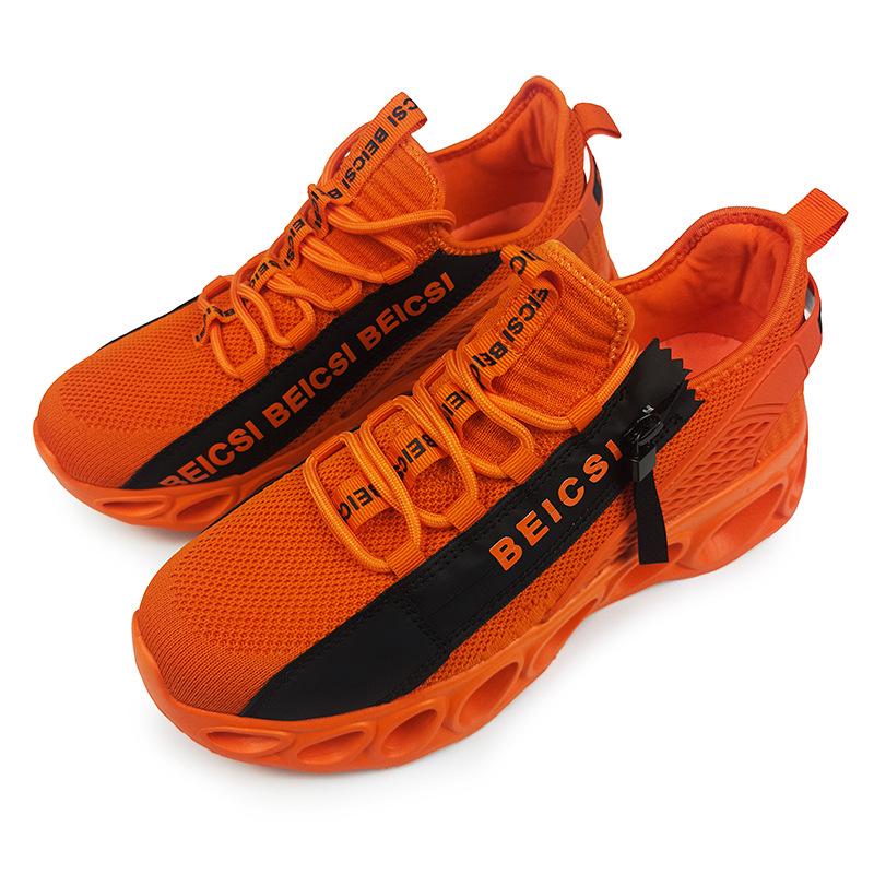 

Daily Outdoor Plus Size Side Fly Woven Sports Shoes for Couples Summer Breathable Casual Running Fashion Trend Shoes 48