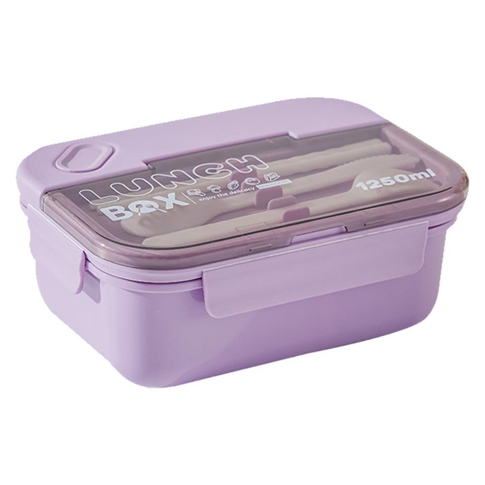 3 Compartment Lunch Storage Container 1200ml Food Container Thermal Lunch Box For Picnics