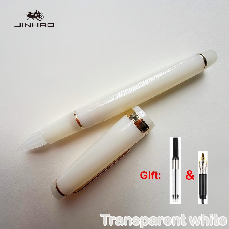 JINHAO 82 Glass Dip Pens One Stroke Two Styles with Fountain Pen Nib Ink Converters Calligraphy Pen Stationery School Supplies