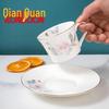 Qianxing European Style Ceramic Coffee Cup and Saucer Set