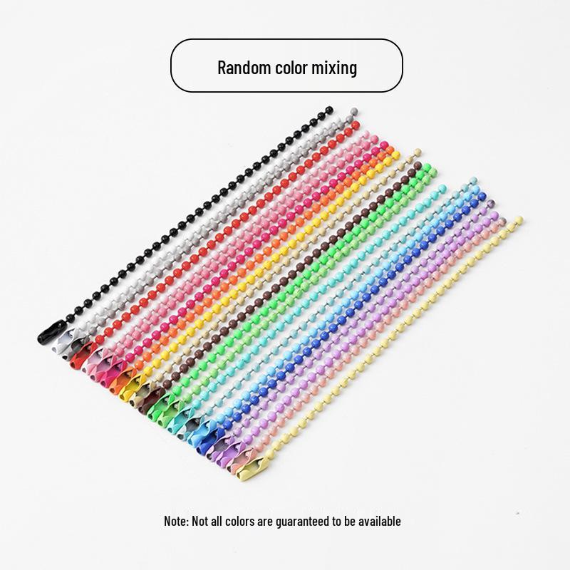 

Конфетный цвет DIY Круглая цепочка из бусин Брелок (8-12 см) 10 cm