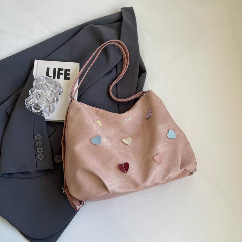 

Проста та модна сумка-тоут великої місткості 2024 літня нова нішева дизайнерська сумка на плече проста та модна сумка-месенджер Without pendant рожевий