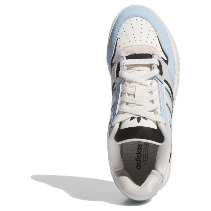 Adidas Originals Drop Step 2.0 Slip Resistant Abrasion Resistant Low top Skateboard Shoes Unisex Blue Black White Sneakers JI2073