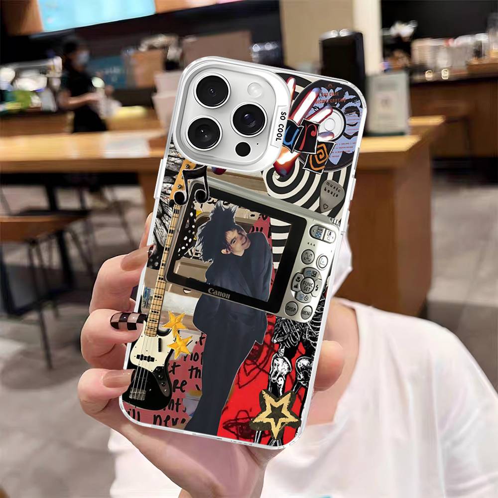 Rock Band THE C-CURE Music Phone Case For IPhone 17 16 Plus Pro Max 15 14 13 12 11 Matte Colorful Covers