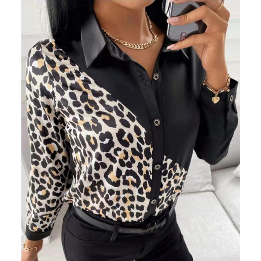 1116 European and American style women's cardigan long-sleeved shirt 1D printed butterfly versatile top