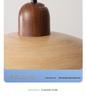 Japanese Retro Wabi-Sabi Pendant Light - Solid Wood Bedroom or Bar Counter Lamp
