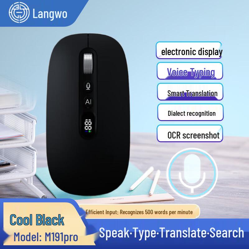 

Langwo AI Smart Voice Tri-Mode Wireless Mouse
