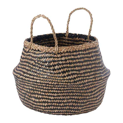 

Basket 25cm IKEA/IKEA KRALLIG Seagrass/Black (904.619.35) чорний
