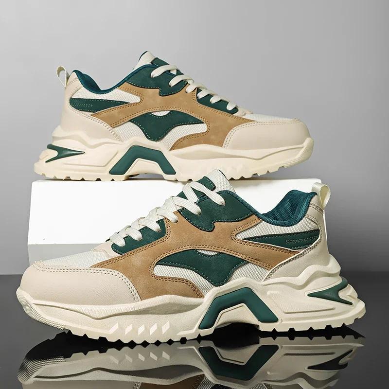 Men's Shoes Large Sizes Casual Sneakers  Soft Breathable Mesh Non-slip Wear-resistant Soles Comfortable Versatile Running Shoes