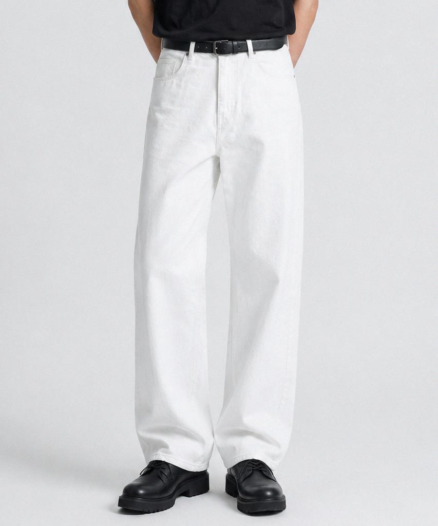 ORIGINALDAY All Day Canvas Cotton Wide Pants_White