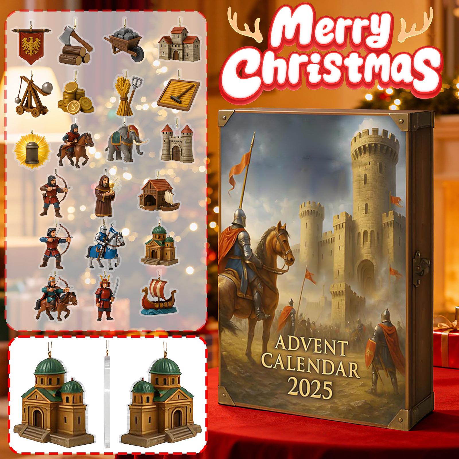 

Календарь обратного отсчета включает 24 подарка, календарь обратного отсчета и подарок-сюрприз One Size