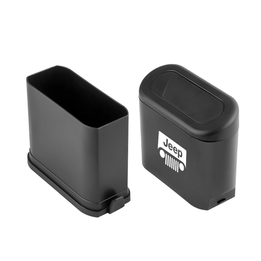 For Jeep Auto Door Seat Back Trash Bin Auto Organizer Storage Box Car Trash Can Garbage Rubbish Holder For Jeep Renegade Wran