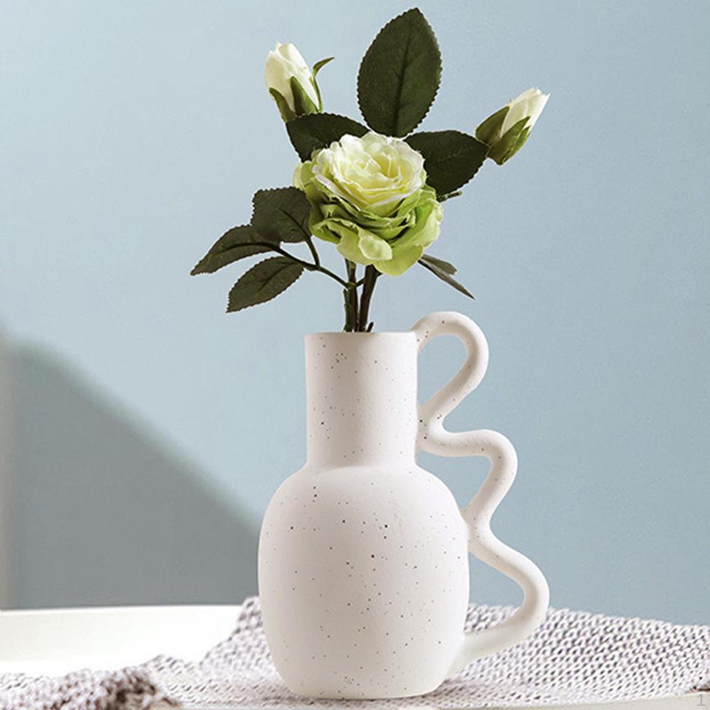 Ceramic Vase Flowerpot Indoor Outdoor Floral Arrangement Flower Table Home Decorative
