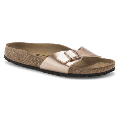 Sandales Madrid pour femme Birko-Flor Étroit Cuivre pour pied étroit Rose doré (1023927)
